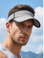 billiga Herrhattar-herrhatt med andningsbar nätvisir, justerbar solhatt, lätt polyester, sport, golfvisir, för utomhusbruk, fiske, löpning, tennis, strand, resor, sommar, uv-skydd