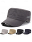abordables Chapeaux pour hommes-Casquette plate pour homme en polyester à séchage rapide, ajustable et respirante, idéale pour la plage et le quotidien. Couleurs variées. Parfaite pour les vacances à la plage ou une tenue