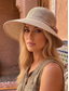 preiswerte Hüte für Damen-Boho-Sonnenhut aus Stroh für Damen – Sommerhut mit breiter Krempe, 3D-Blumendekor, atmungsaktiver Fedora aus gewebtem Polyester für Urlaub und Freizeit &amp;Sonnenschutz, verschiedene Farben