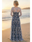 abordables Longueur du plancher-Ligne A Robe Longueur au sol Robe en Dentelle Robe de Mère de Mariée  manche longue Col Bateau Élégant ancien Luxueux Formel robe demoiselle d honneur Semi-Formel Dentelle avec Broderie Fleur