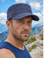 abordables Chapeaux pour hommes-Casquette plate pour homme en polyester à séchage rapide, ajustable et respirante, idéale pour la plage et le quotidien. Couleurs variées. Parfaite pour les vacances à la plage ou une tenue