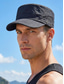 abordables Chapeaux pour hommes-Casquette plate pour homme en polyester à séchage rapide, ajustable et respirante, idéale pour la plage et le quotidien. Couleurs variées. Parfaite pour les vacances à la plage ou une tenue