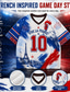 abordables T-shirts de sport et de gym-Coupe du monde de football 2026 Homme Graphique numérique France T-shirt Maillots Manche Courte T-shirt Impression 3D Col en V Chemise Sports street style Sport en Plein Air Jour de match Football