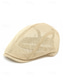 voordelige Herenhoeden-Heren baret van mesh polyester, meerkleurige, ademende, verstelbare platte pet voor buitenactiviteiten zoals vissen, reizen en vakanties, en dagelijks casual gebruik.