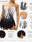 cheap Figure Skating Dresses-Figure Skating Dress Women's Girls' Ice Skating Dress Outfits Black White Yellow Mesh Spandex High Elasticity Training Practice Competition Skating Wear Crystal / Rhinestone Sleeveless Ice Skating