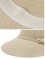 preiswerte Hüte für Damen-Boho-Sonnenhut aus Stroh für Damen – Sommerhut mit breiter Krempe, 3D-Blumendekor, atmungsaktiver Fedora aus gewebtem Polyester für Urlaub und Freizeit &amp;Sonnenschutz, verschiedene Farben