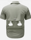 abordables chemises western pour hommes-Homme Drapeau Américain Aigle Chemises de pêche Chemise Cargo Chemise utilitaire Manche Courte Patriotique Extérieur Fête Printemps &amp; Été Col de chemise Séchage Rapide Maille Noir Vert Claire Vert