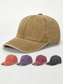 cheap Women's Hats-Women's Washed Cotton Baseball Cap, Adjustable Vintage Style Hat in Multiple Colors, Breathable Summer Casual Cap for Travel, Outdoor, Beach and Daily Wear