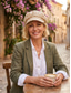 cheap Women's Hats-Sequin Starburst Summer Newsboy Cap for Women, Breathable Mesh &amp; Linen Mix, Resort &amp; Travel Flat Hat, Champagne Gold Beige/White/Black, Elegant Ladies Headwear