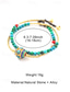 abordables Bracelet pour femme-Bracelet bohème pour femme, composé de plusieurs bracelets à breloques en alliage avec pendentif éléphant, bijou de poignet bohème fait main, accessoire ajustable pour les vacances d'été à la plage,