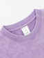 baratos Férias-Homens Côr Sólida Veleiro Camisa Acid Wash Camiseta pesada Manga Curta Camiseta DTG Gola Redonda Camisa Havaiana Diário Feriado Azul Roxo Verde Primavera Verão Roupa S M L XL XXL