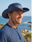 billiga Herrhattar-herr hopfällbar western cowboy utomhus hinkhatt, snabbtorkande polyester solhatt med bred brätte, flerfärgad packbar fiske vandring safari boonie hatt för resor camping strand