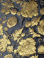 preiswerte Cocktailkleider-A-Linie Knöchellänge Abendkleid Cocktailkleider Elegant Blumen Dreiviertelarm V Ausschnitt Hochzeit Formell Jacquard Tiefer Wasserfall-Rückenausschnitt mit Falten