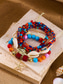 abordables Bracelet pour femme-Ensemble de 8 bracelets bohèmes à plusieurs rangs de perles pour femme, ornés de breloques étoiles de mer et coquillages, en alliage doré, à superposer, parfaits pour les vacances d'été à la plage.