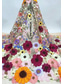 ieftine Rochii de seară sirenă-Trompetă  Sirenă Lungime Podea Rochii de seara Rochie formală Elegant Stil Vedetă Lungime Manșon 3/4 Mock Gât Nuntă Oficial Dantelă Tulle cu Flori 3D Broderie Aplică