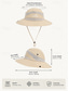 billiga Herrhattar-herr hopfällbar western cowboy utomhus hinkhatt, snabbtorkande polyester solhatt med bred brätte, flerfärgad packbar fiske vandring safari boonie hatt för resor camping strand