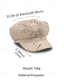 cheap Women's Hats-Sequin Starburst Summer Newsboy Cap for Women, Breathable Mesh &amp; Linen Mix, Resort &amp; Travel Flat Hat, Champagne Gold Beige/White/Black, Elegant Ladies Headwear