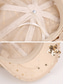 cheap Women's Hats-Sequin Starburst Summer Newsboy Cap for Women, Breathable Mesh &amp; Linen Mix, Resort &amp; Travel Flat Hat, Champagne Gold Beige/White/Black, Elegant Ladies Headwear