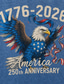 baratos Camisetas Patrióticas 250-Camiseta masculina Eagle American, edição especial de 4 de julho de 2026, 100% algodão, lavagem ácida, tecido pesado, manga curta, estampa DTG, gola redonda, moda casual para o dia a dia, feriados,