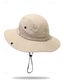 billiga Herrhattar-herr hopfällbar western cowboy utomhus hinkhatt, snabbtorkande polyester solhatt med bred brätte, flerfärgad packbar fiske vandring safari boonie hatt för resor camping strand