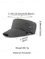 baratos Chapéus Masculinos-Boné militar masculino em malha respirável, secagem rápida, em poliéster, ajustável, para uso externo no verão, ideal para pesca, caminhadas, viagens e golfe. Disponível em várias cores.