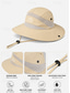 billiga Herrhattar-herr hopfällbar western cowboy utomhus hinkhatt, snabbtorkande polyester solhatt med bred brätte, flerfärgad packbar fiske vandring safari boonie hatt för resor camping strand