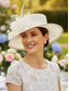 cheap Women's Hats-Women's Breathable Polyester Wide Brim Dress Hat with Bow, Elegant Formal Occasion Hat in Multiple Colors for Wedding, Church, Tea Party, Derby, Cocktail Party and Banquet