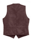 cheap Men's Waistcoat-Men's Vest Waistcoat Gilet Vacation Daily Wedding Party Date Fashion Casual Spring Fall Buttons Pocket Nylon Comfortable Plain Single Breasted One-button V Neck Regular Fit Black Light Brown Coffee