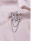 abordables Cravates et nœuds papillon pour hommes-Broche ancre nautique en alliage pour homme, épingle de revers dorée et argentée, idéale pour costume, blazer, mariage, soirée, banquet, croisière, événement formel et autres occasions spéciales.