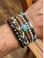 abordables Joyas para hombres-Madera estilo boho para hombre &amp;Conjunto de pulseras de aleación con diseño de tortuga marina en capas, 5 pulseras apilables con cuentas para vacaciones en la playa, viajes, festivales, resorts y uso