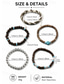 abordables Joyas para hombres-Madera estilo boho para hombre &amp;Conjunto de pulseras de aleación con diseño de tortuga marina en capas, 5 pulseras apilables con cuentas para vacaciones en la playa, viajes, festivales, resorts y uso