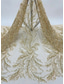 abordables Longueur du thé-Ligne A Longueur thé Robe de Mère de Mariée  Manche 3/4 Col en V Élégant ancien Luxueux Formel robe demoiselle d honneur Dentelle avec Perlage Paillettes Appliques