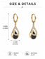 baratos Brinco Feminino-Brincos femininos de liga metálica com strass em formato de gota, brincos pendentes dourados em várias cores para casamentos, festas, jantares, encontros e uso elegante no dia a dia.