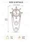 abordables Cravates et nœuds papillon pour hommes-Broche ancre nautique en alliage pour homme, épingle de revers dorée et argentée, idéale pour costume, blazer, mariage, soirée, banquet, croisière, événement formel et autres occasions spéciales.