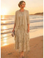 abordables Ensembles de robes pour maman-Deux Pièces Ligne A Longueur cheville Longueur thé Robe de Mère de Mariée  Manche 3/4 Demi Manches Col Rond Élégant Simple Luxueux Formel robe demoiselle d honneur Chiffon Dentelle Robes avec Veste