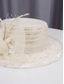 cheap Women's Hats-Women's Breathable Polyester Wide Brim Dress Hat with Bow, Elegant Formal Occasion Hat in Multiple Colors for Wedding, Church, Tea Party, Derby, Cocktail Party and Banquet