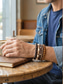 cheap Men's Jewelry-Men's Wooden Bohemian Beaded Bracelet Set, 5PCS Layered Stretch Bracelets for Casual Wear, Travel, Beach, Festival, Weekend Outfits and Everyday Fashion Accessories