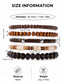 cheap Men's Jewelry-Men's Wooden Bohemian Beaded Bracelet Set, 5PCS Layered Stretch Bracelets for Casual Wear, Travel, Beach, Festival, Weekend Outfits and Everyday Fashion Accessories
