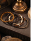 cheap Men's Jewelry-Men's Wooden Bohemian Beaded Bracelet Set, 5PCS Layered Stretch Bracelets for Casual Wear, Travel, Beach, Festival, Weekend Outfits and Everyday Fashion Accessories