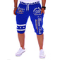 Calças Jogger Masculinas com Gráfico Cropped | Calças de Moletom Nautical Print Ocean Drive Miami Beach para Estilo de Vida Casual