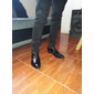 scarpe eleganti stringate in similpelle verniciata bordeaux lucido da uomo con dettagli brogue - scarpe oxford formali per matrimoni, feste ed eventi aziendali