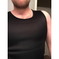 Colete modelador masculino para sauna, esportivo, em neoprene, para academia, exercícios e fitness, sem zíper, para perda de peso e queima de gordura abdominal.