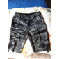 Herren Cargo-Shorts Shorts mit Camouflage-Muster Wander-Shorts Mehrere Taschen Einfach Tarnung Knielang Streetwear Schwarz Armeegrün Mikroelastisch