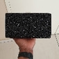 pochette da donna con glitter argento, elegante borsa da sera con struttura in metallo - ideale per matrimoni, feste ed eventi formali