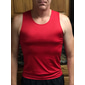 Pánské Jednobarevné Tílko do tělocvičny Tílko do posilovny Kompresní tílko Sportovní Spandex Rychleschnoucí Yumuşak Prodyšné Běh Běhání Výcivk Kulturistika Zdatnost Černá Bílá Červená sportovn