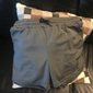 Voor heren Atletische korte broek Hardloopshorts Sportbroek Trekkoord Zijzakken Splitsen Effen Ademend Sneldrogend Buiten Sportief Strand Casual Korte broeken Zwart Wit Micro-elastisch