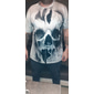 T-shirt graphique crâne pour homme impression vintage T-shirt Tee rétro chemises à manche courte T-shirt à impression 3D col rond vêtements de designer rétro street quotidien vacances