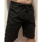 Herren Cargo Shorts Kurze Hosen Bermudas Kordelzug Elastischer Bund mit Seitentasche Glatt Draussen Sport Kurz Outdoor Täglich Sport Brautkleider schlicht Kurze Hosen Schlank Armeegrün Schwarz