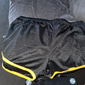Herr Atletiska shorts Joggingshorts Gymshorts Mesh shorts Gym Löpning Sport Kondition Snabb tork Andningsfunktion Elastisk midja Nät Färgblock Kort Sport Sportig Sportkläder Rosa / rosa Vinrött