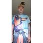 Herren Grafik Tiermotiv Cartoon T Shirt Kurzarm T-Shirt 3D-Druck Rundhalsausschnitt Hemd Sport Designer Klassisch Täglich Sport Wochenende Blau Grau Sommer Bekleidung S M L XL XXL 3XL 4XL